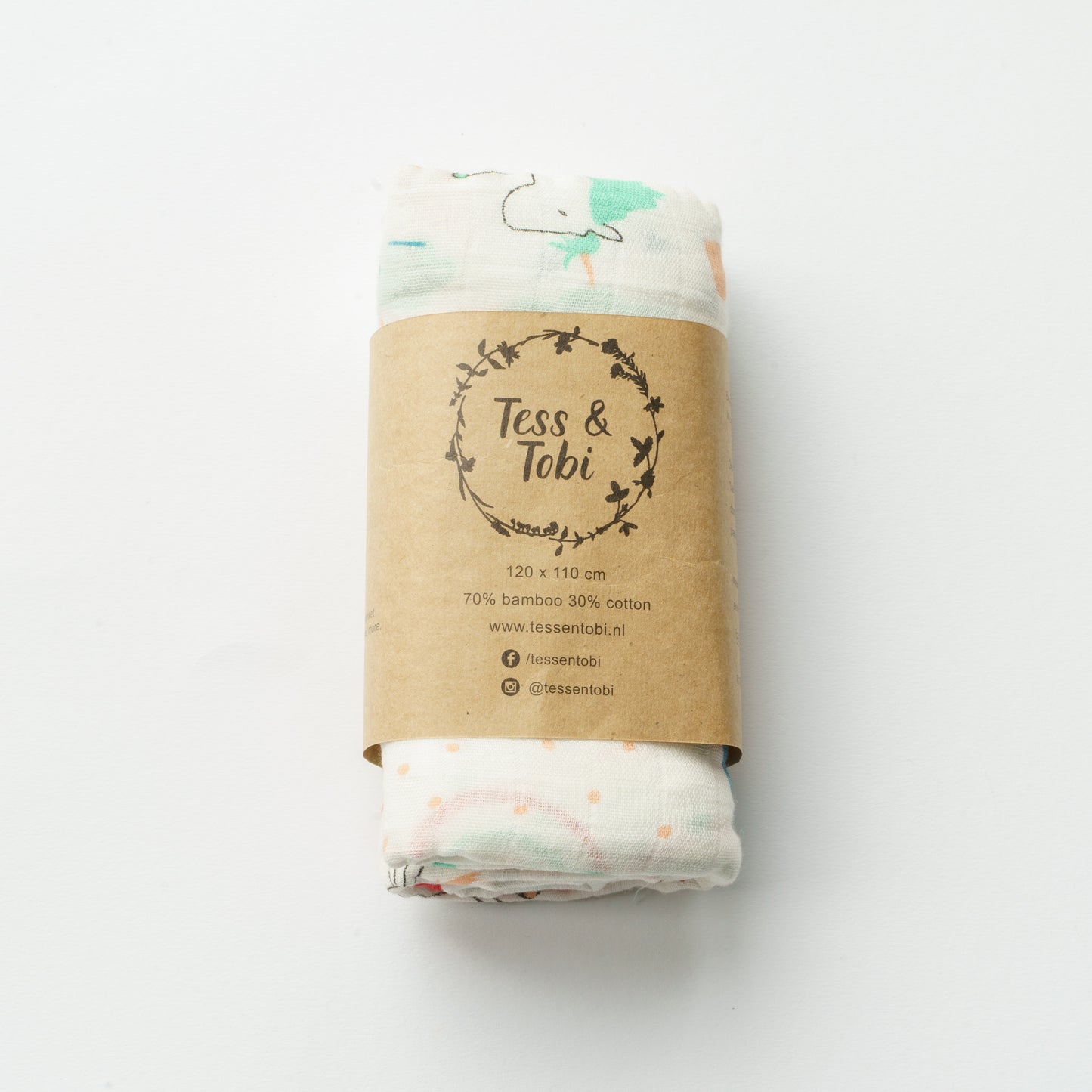 Hydrofiele doek XL | regenboog met eenhoorns