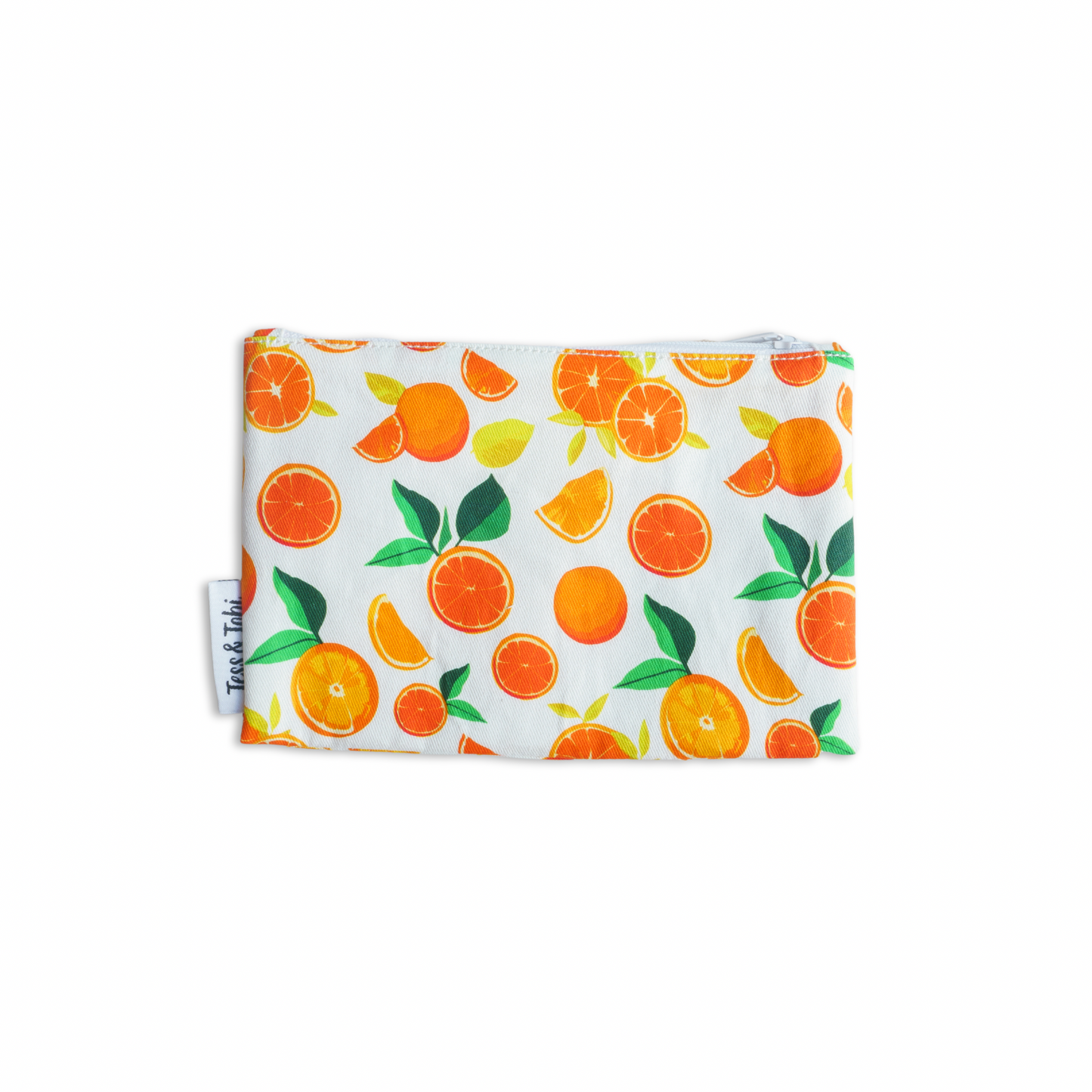Wasbaar snackzakje | Sinaasappel | 12x18cm