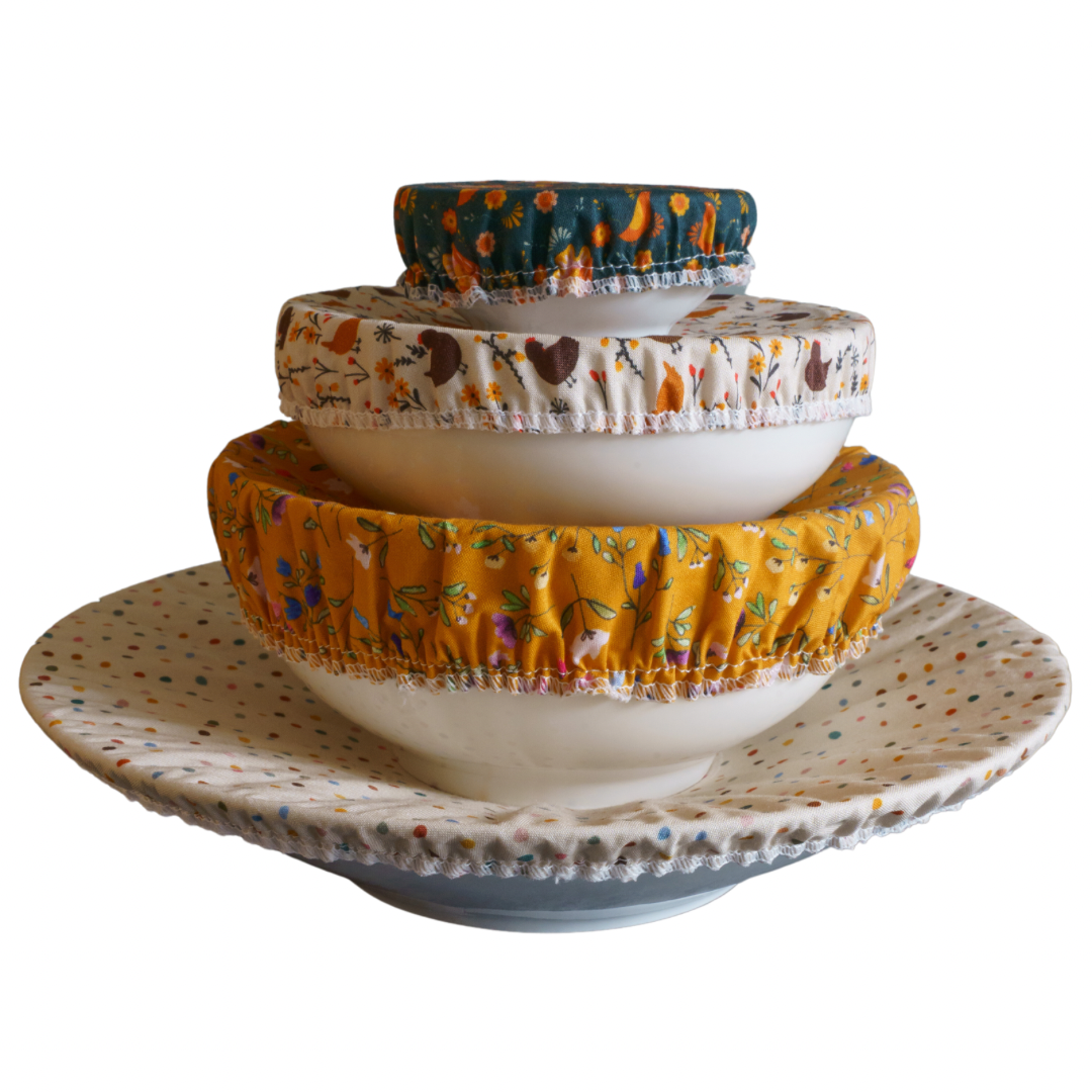 Tess & Tobi | bowl covers | set van 4 | SillyGoose