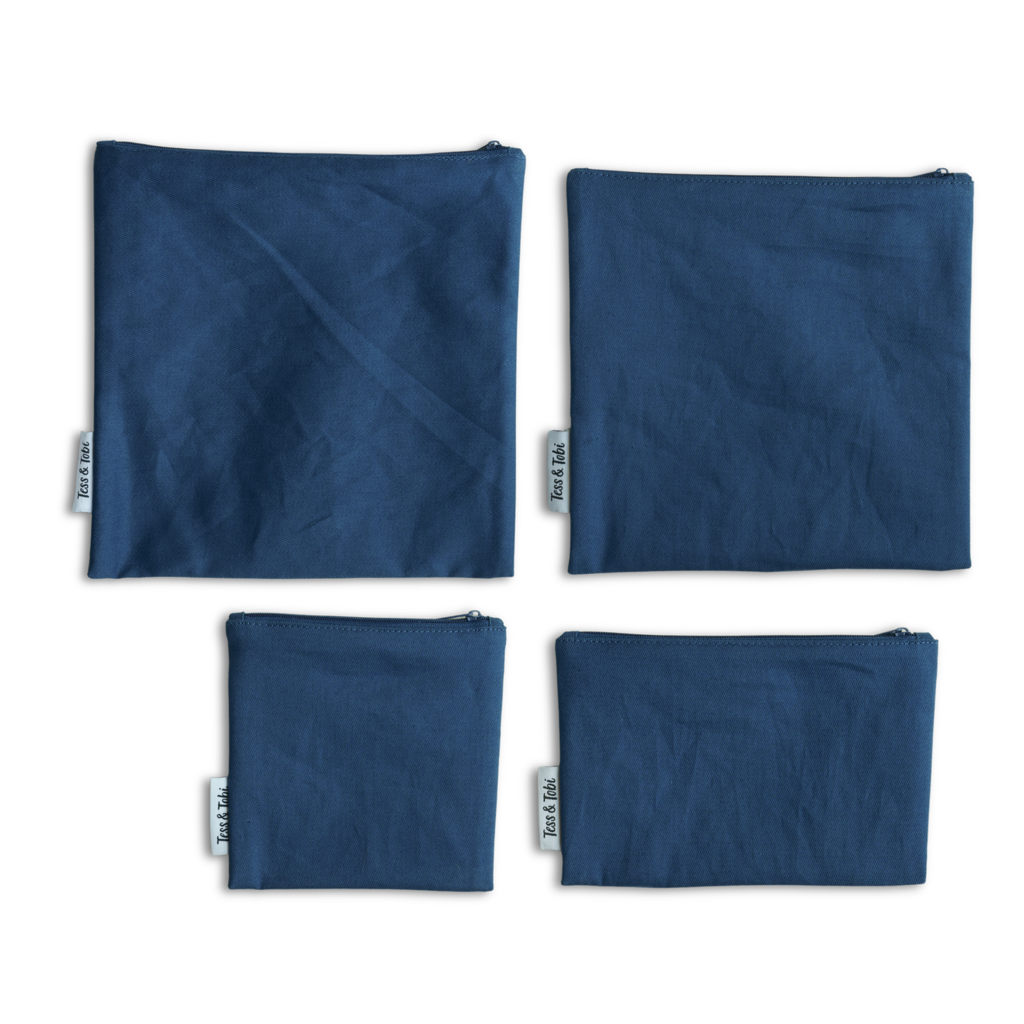Wasbaar boterhamzakje 2.0 | Donkerblauw | 20x20cm