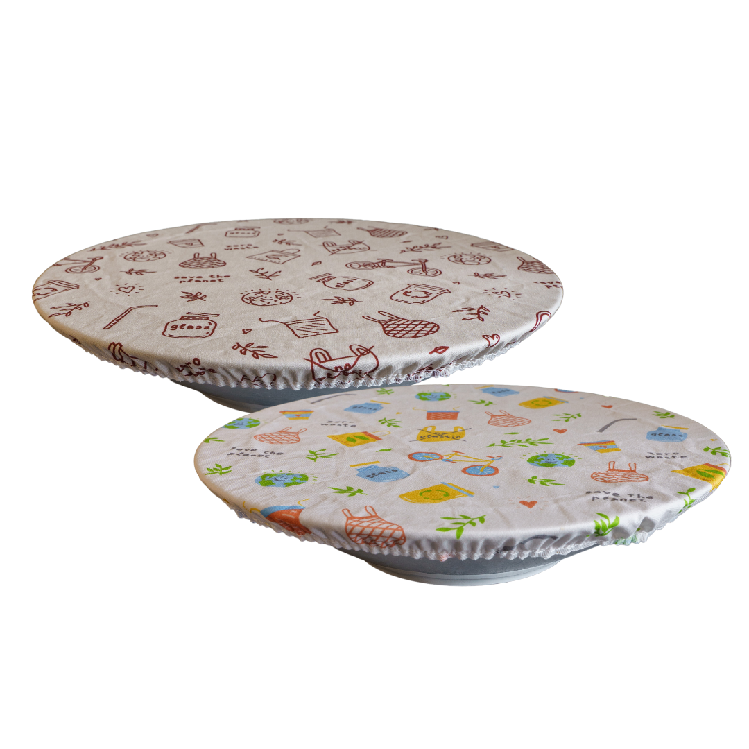 Tess & Tobi | bowl covers | 2 stuks maat L | zero waste