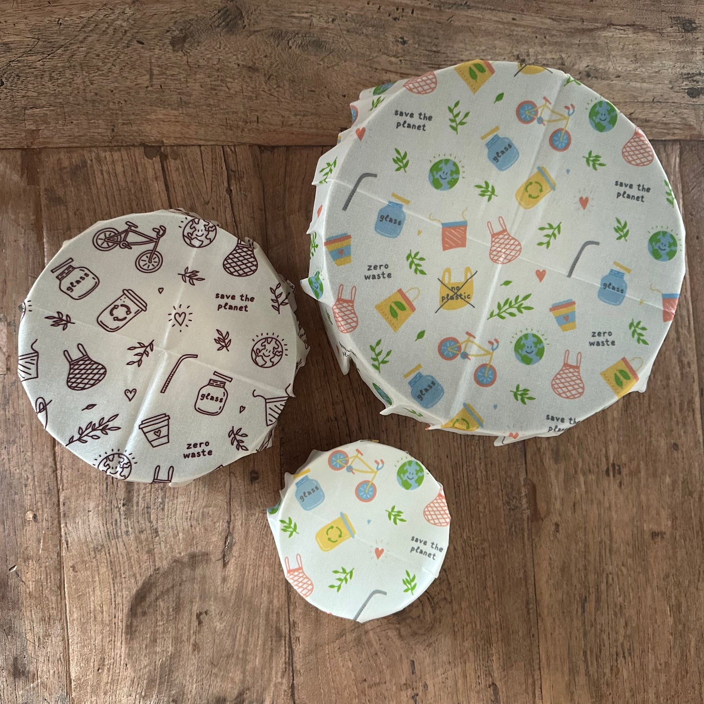 Bijenwas doeken | 3 maten | zero waste