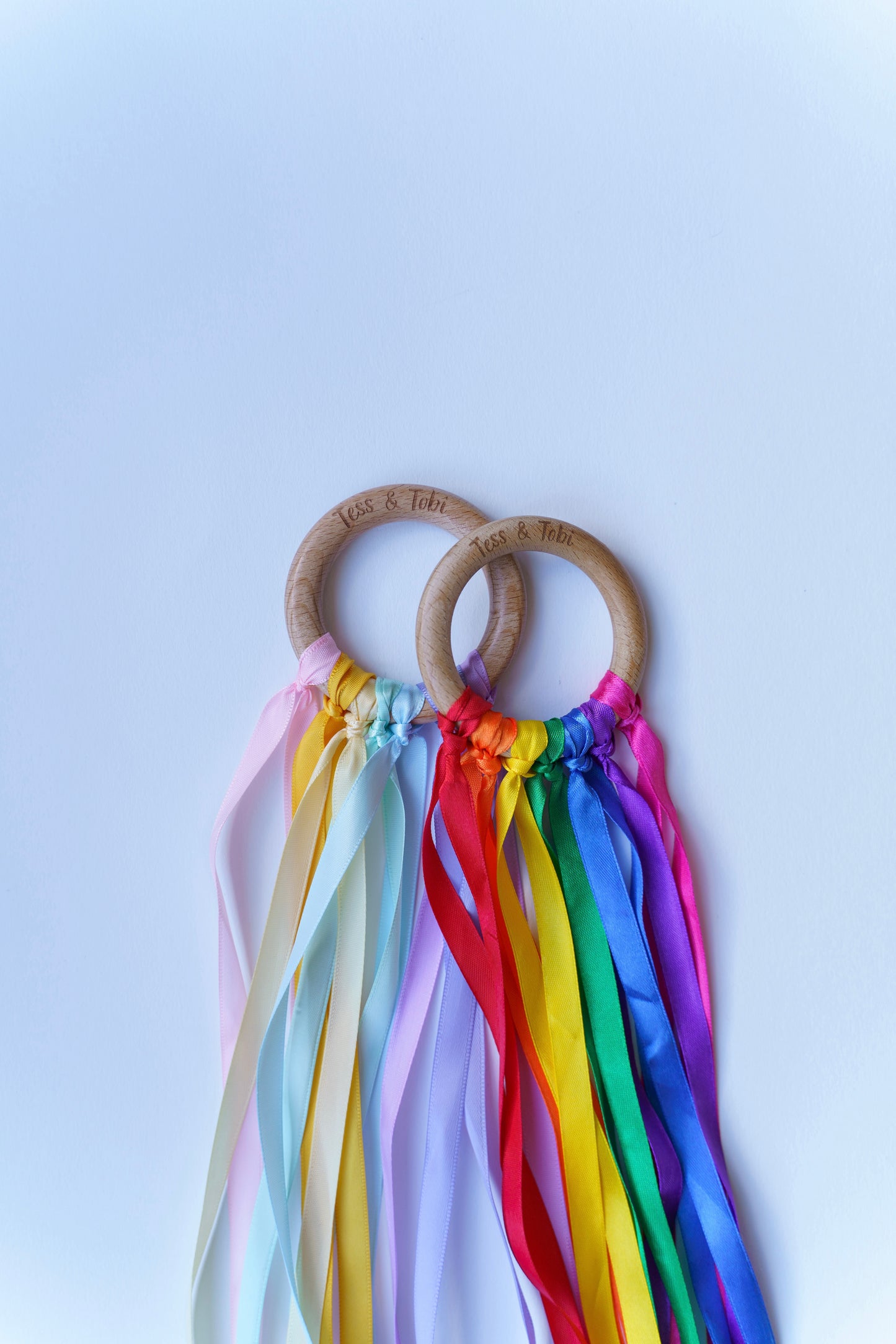 Handvlieger met linten | danslinten | regenboog
