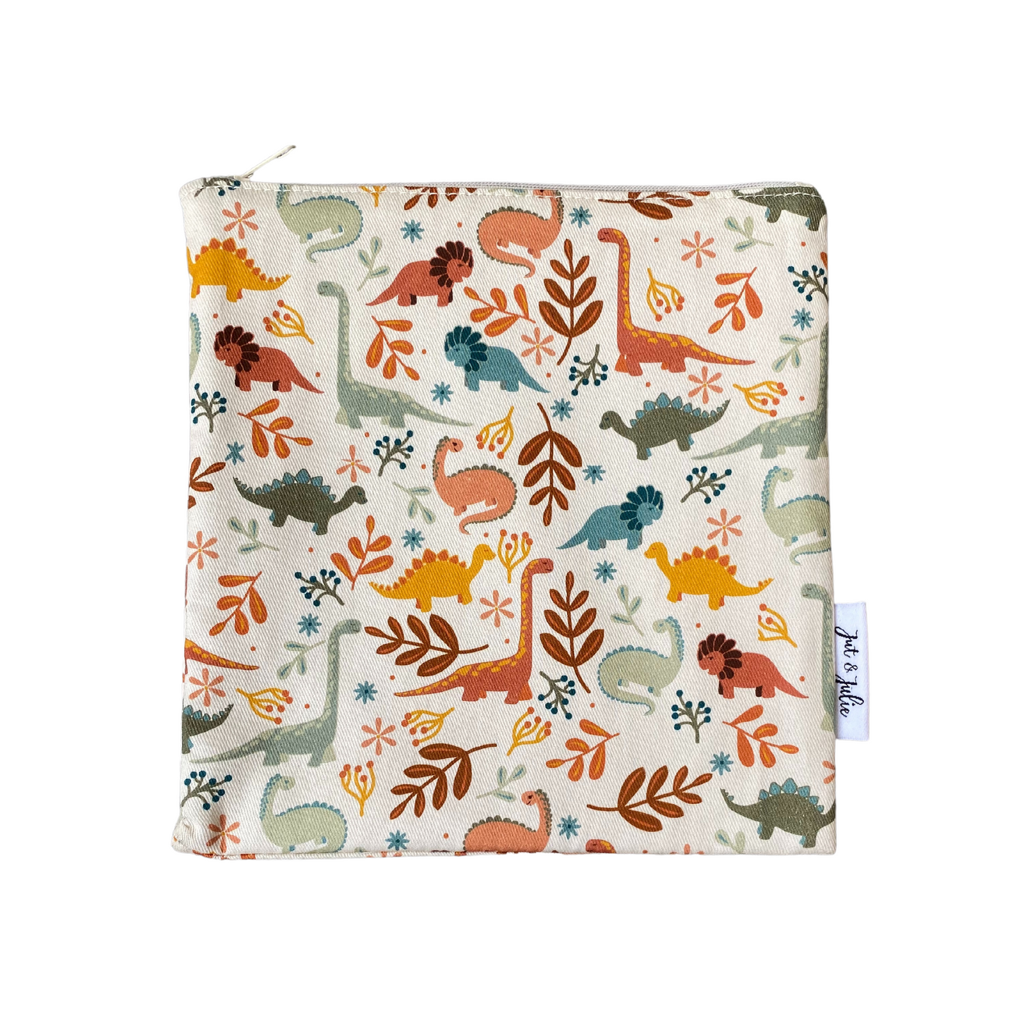 Wasbaar boterhamzakje 2.0 | Silly Goose | Dino 20x20cm