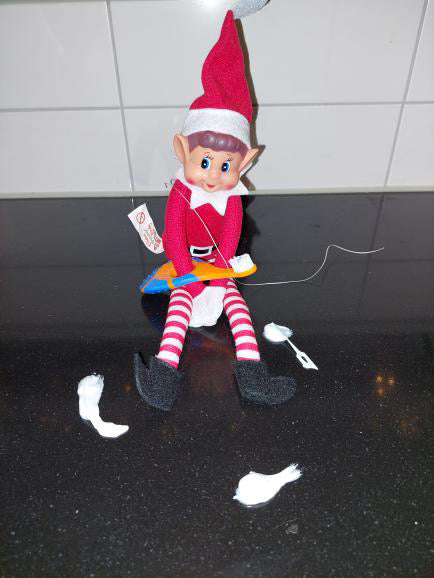 Elves behavin’ badly | kerst elf | 30cm