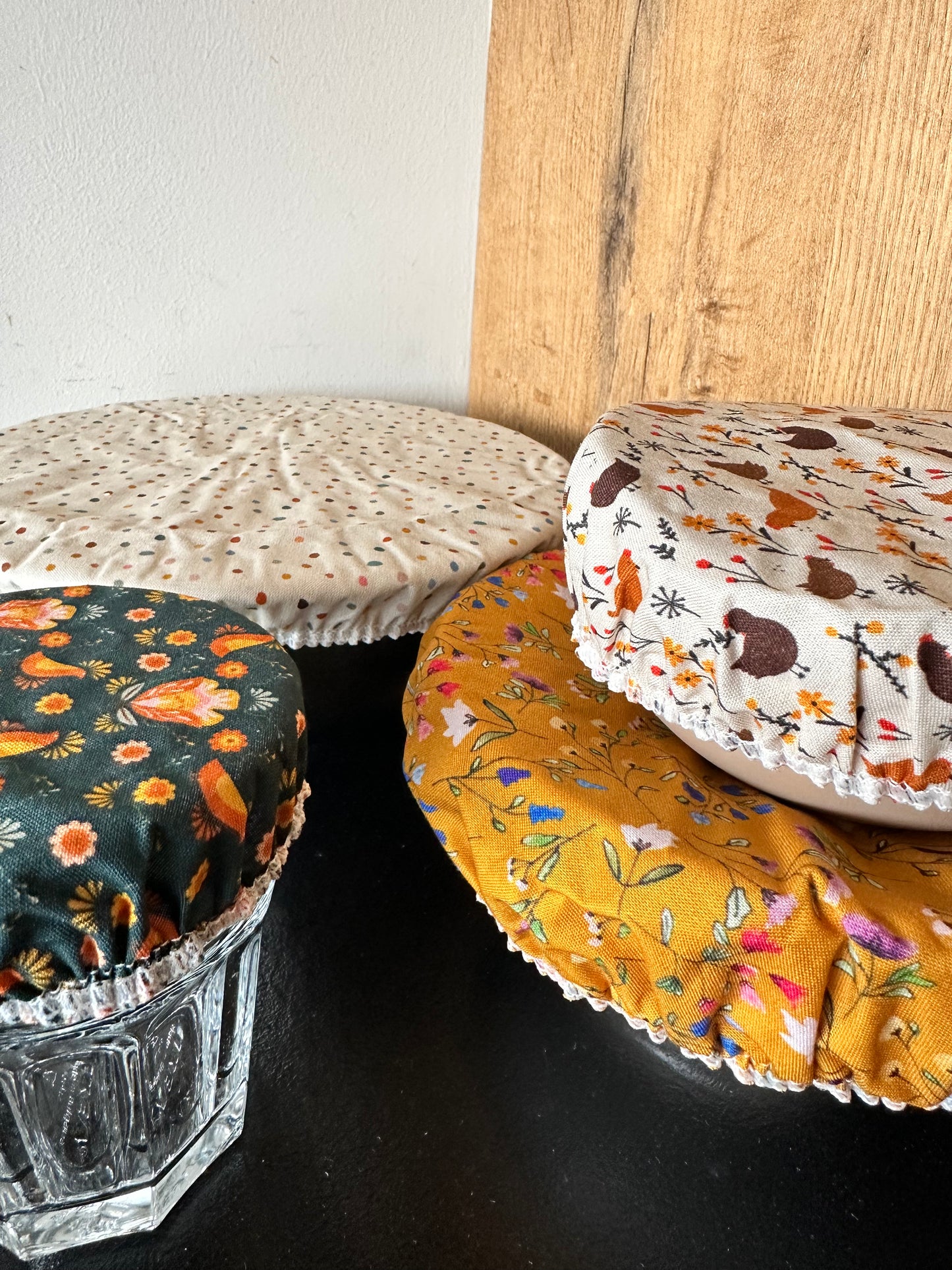 Tess & Tobi | bowl covers | set van 4 | SillyGoose