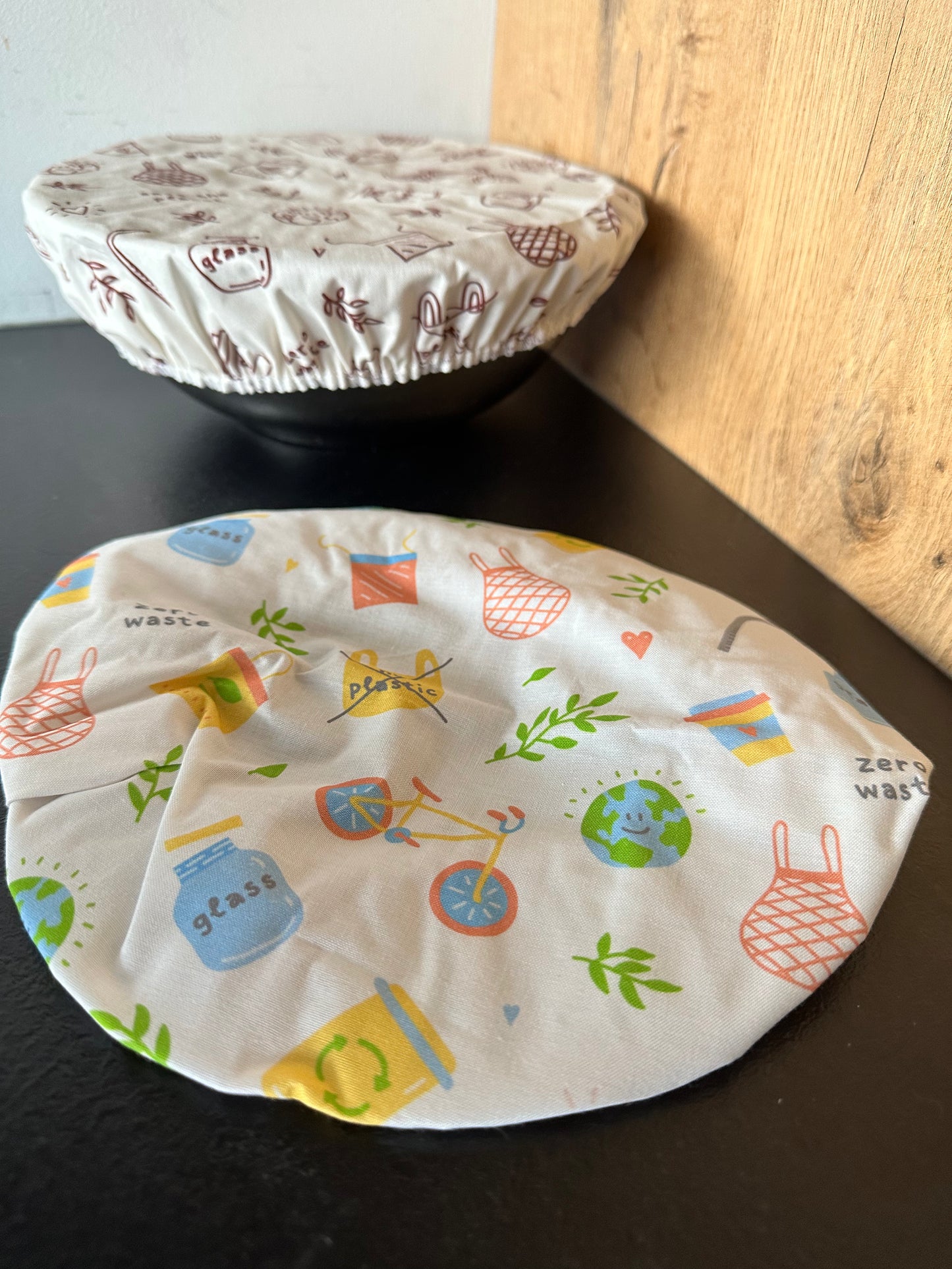 Tess & Tobi | bowl covers | 2 stuks maat L | zero waste