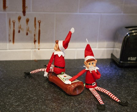 Elves behavin’ badly | kerst elf | 30cm