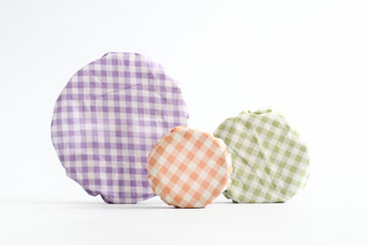Tess & Tobi  | bowl covers | set van 3 | ruitjes