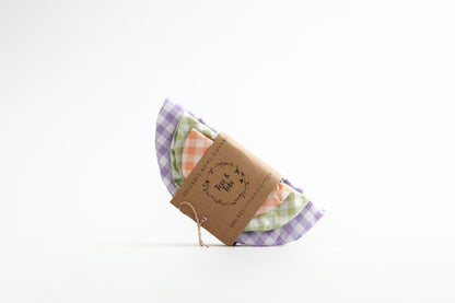 Tess & Tobi  | bowl covers | set van 3 | ruitjes
