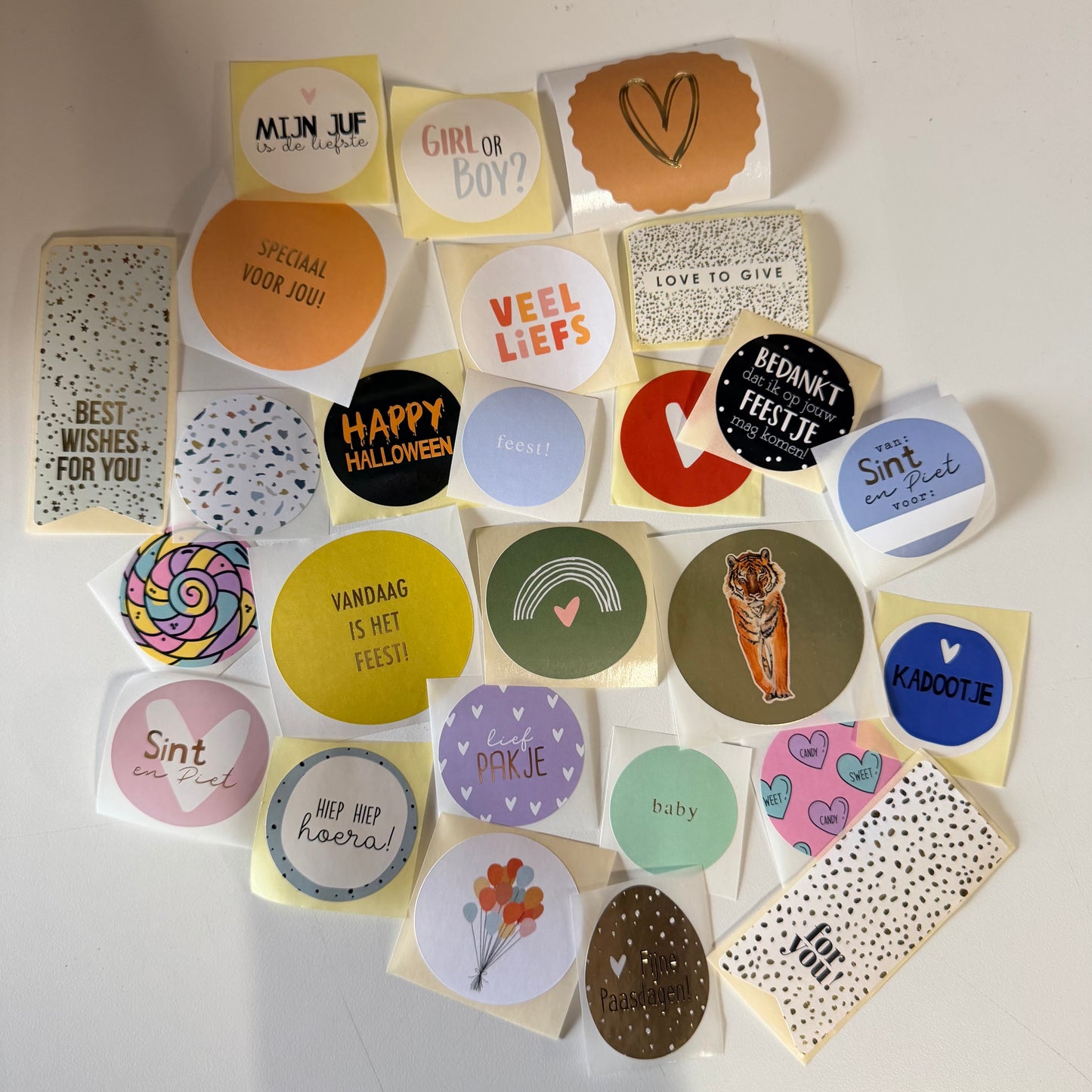 Verrassingssetje stickers