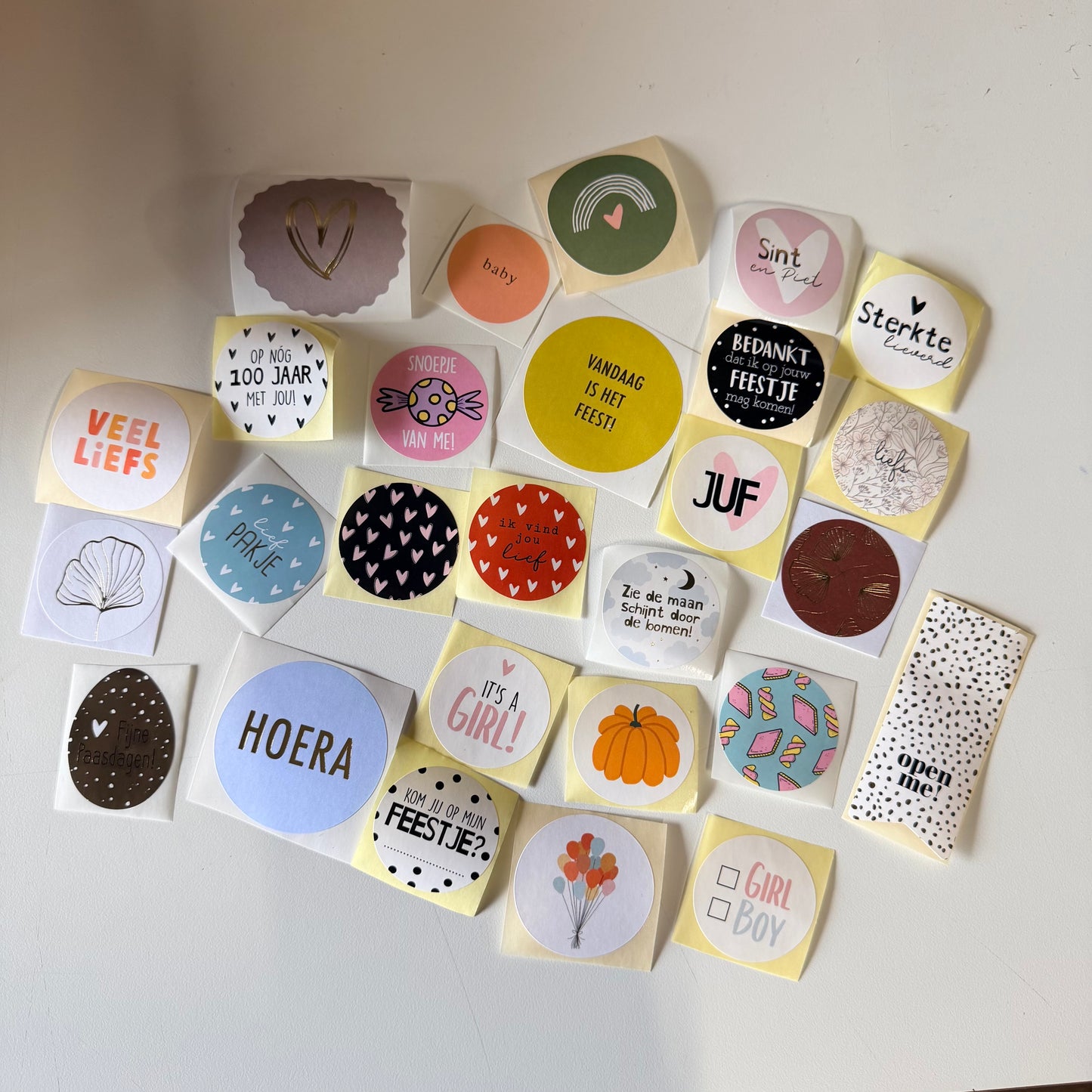 Verrassingssetje stickers