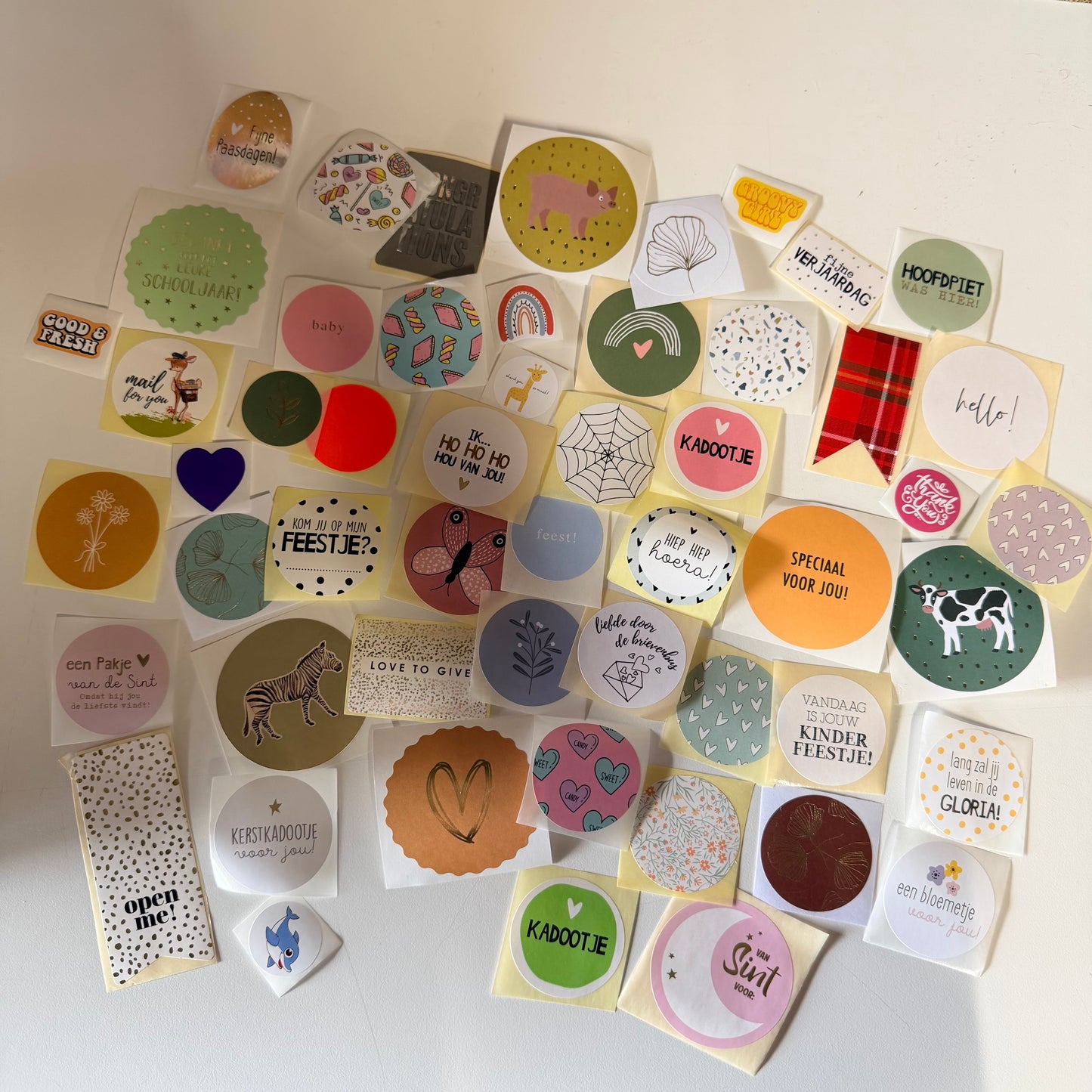 Verrassingssetje stickers