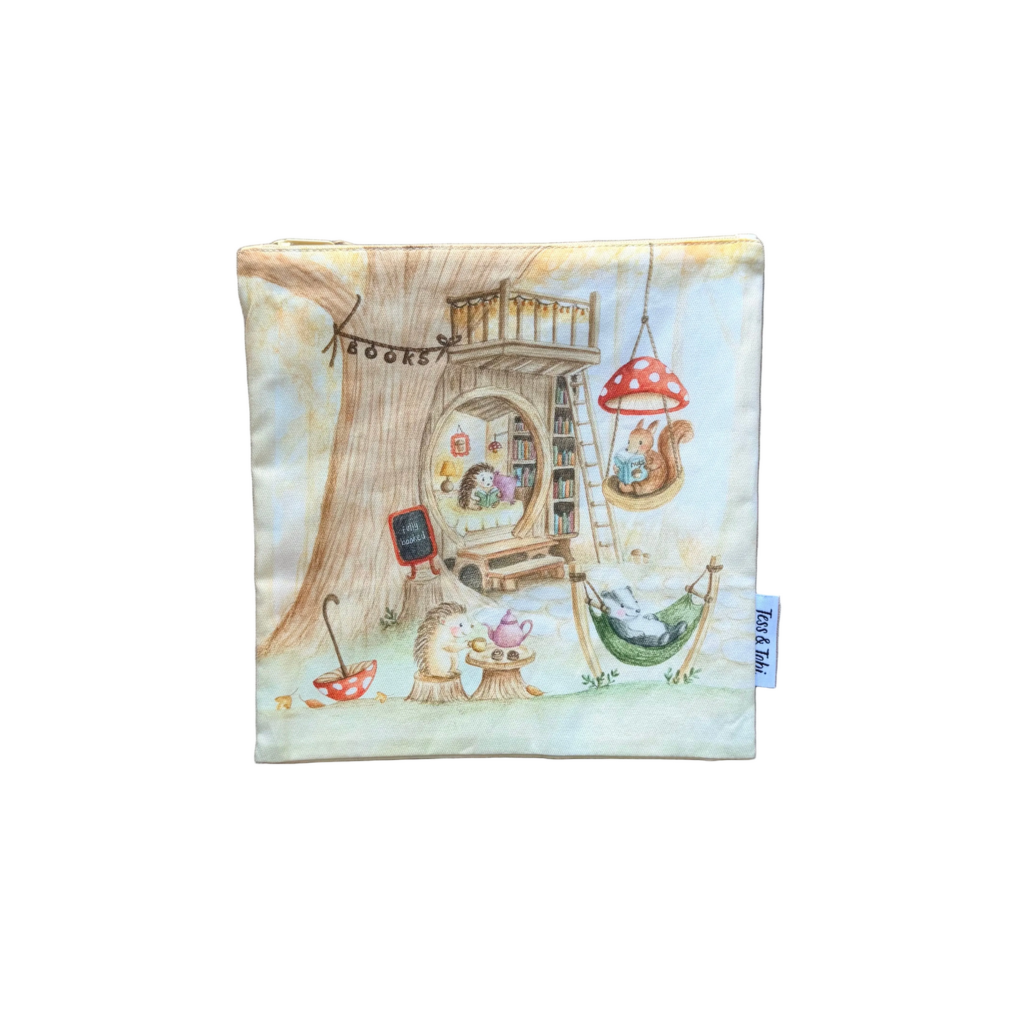 Wasbaar boterhamzakje - Appeloogje - Me Time - 22 x 22 cm