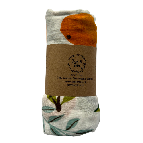 Hydrofiele doek XL | Sinaasappels