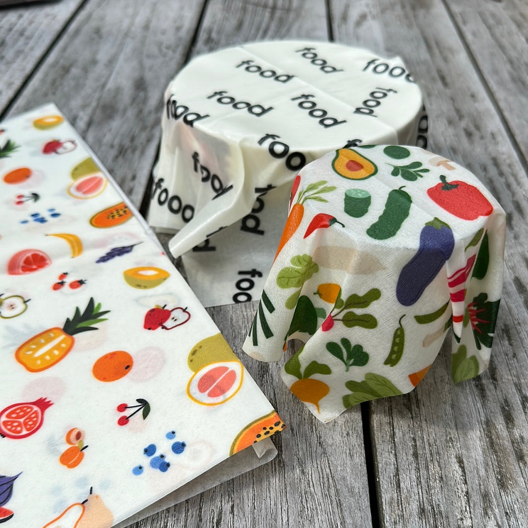 Bijenwas doeken | 3 maten | groente en fruit