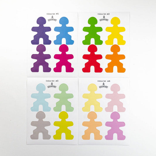 Flockmen - Color Sticker Set