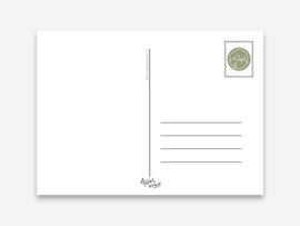 Postkaart Appeloogje | Egels met hartjes