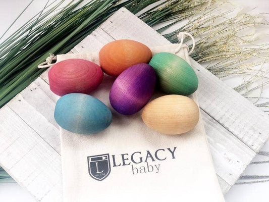 Legacy Learning | regenboog houten eieren